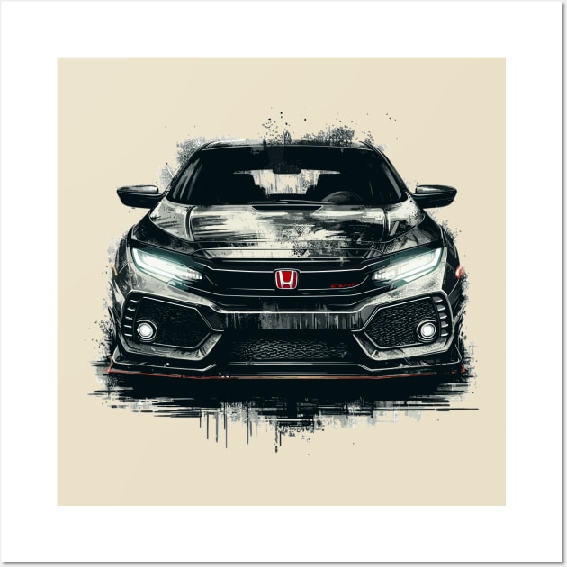 Honda Civic Wall Art by Vehicles-Art